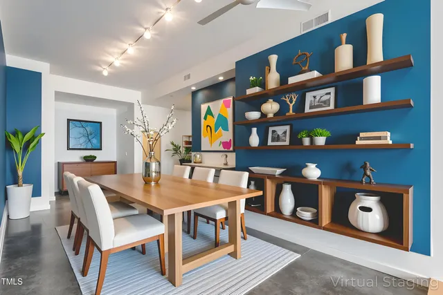a view of hallway with stairs
