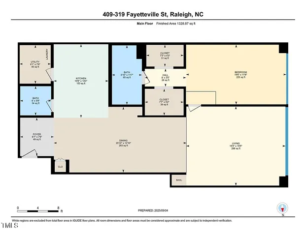 $465,000 | 319 Fayetteville Street, Unit 409, Raleigh, NC 27601