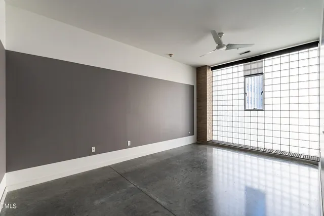 a view of livingroom with chandelier