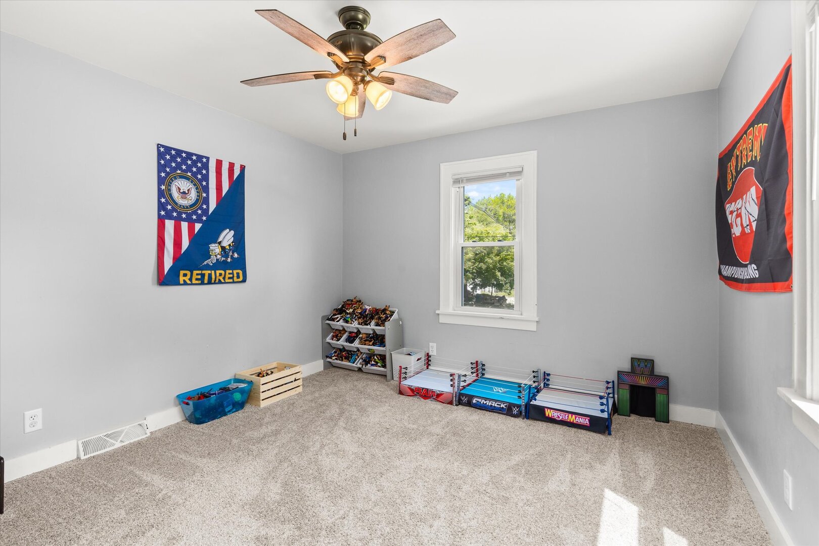 742 Chambers Street Ottawa, IL 61350 - Photo 13 of 39 a view of room with toys and ceiling fan