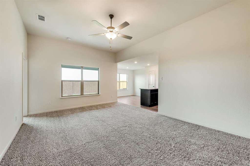 9516 Teton Vista Drive Fort Worth, TX 76140 - Photo 3 of 11 an empty room with windows and fireplace