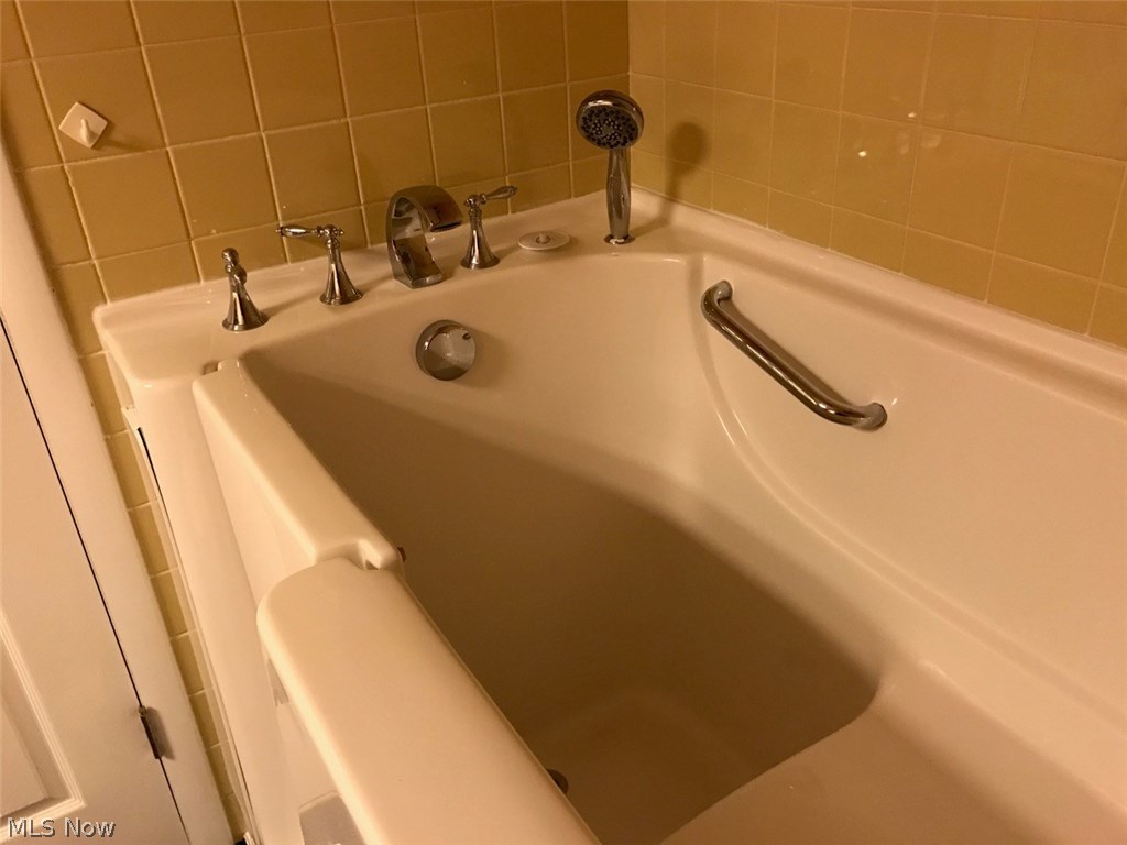 1087 Broadmoor Road Macedonia, OH 44056 - Photo 24 of 35 Fill it up by closing the watertight door or use the convenient handheld nozzle. Tub has a built-in hand-hold bar for your safety.