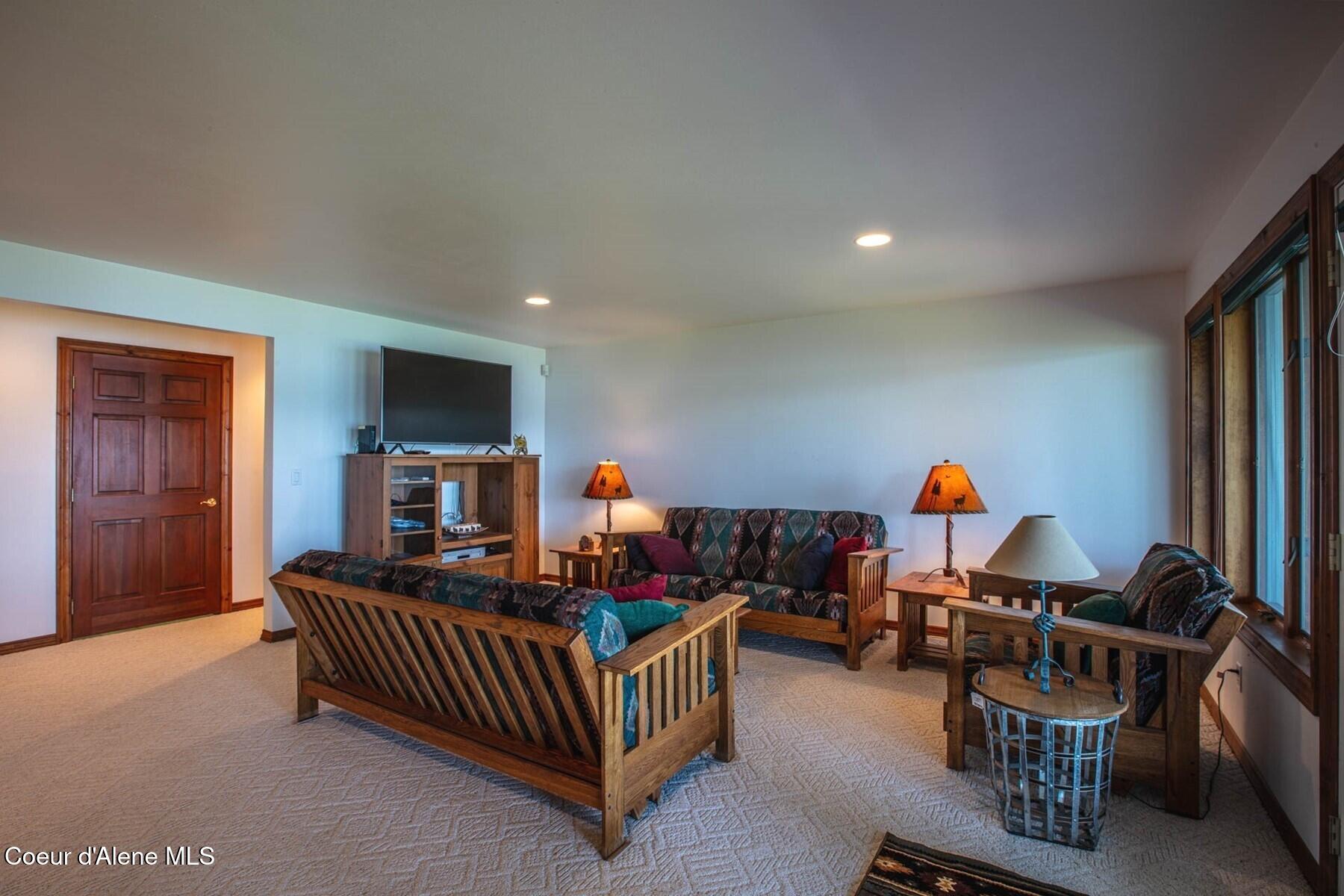 433 Campbell Point Road Laclede, ID 83841 - Photo 41 of 70 Room to relax in Lower Living