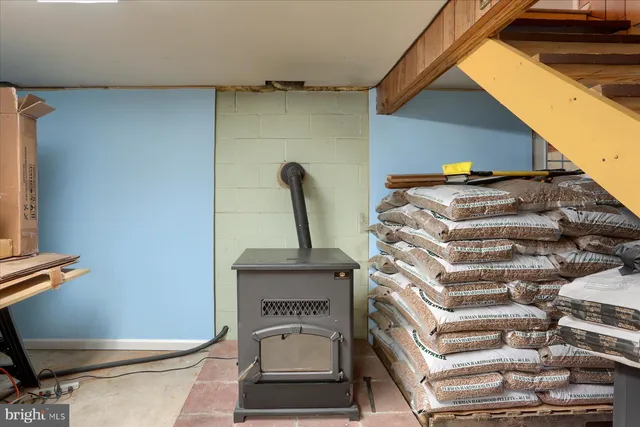a view of water heater room