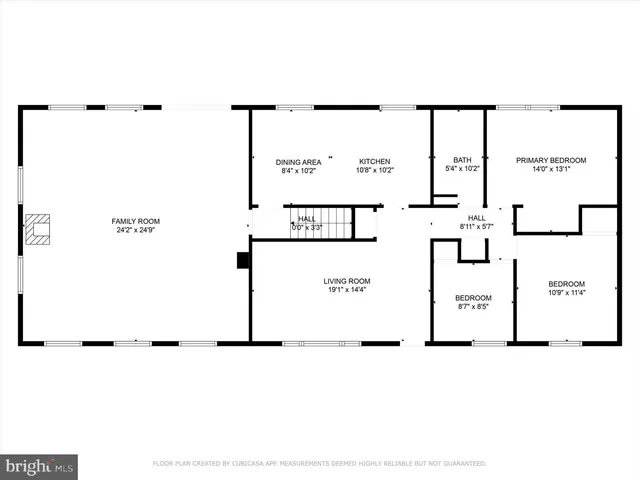 a picture of a room with a floor to a refrigerator