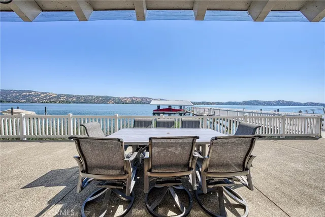 a view of swimming pool from yard