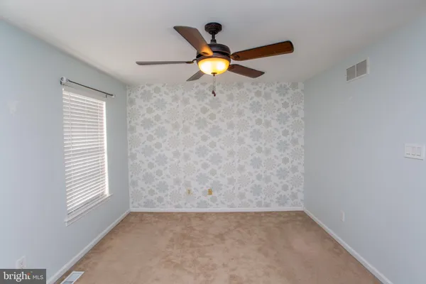 a living room with a window