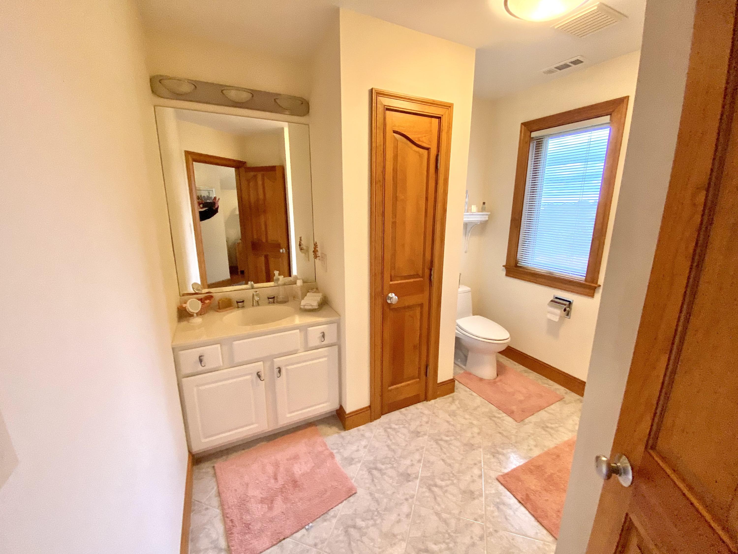 294 Cairn Ridge Road East Falmouth, MA 02536 - Photo 29 of 29 a bathroom with a sink a toilet and a mirror