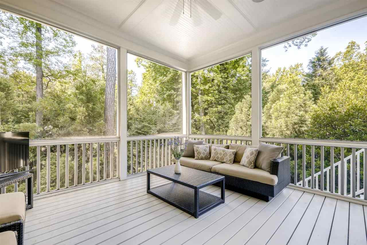2827 Lewis Farm Road Raleigh, NC 27607 - Photo 13 of 30 Looks Like a Treehouse! Perfect Flow for Entertaining or Just Staying Home! Screened Porch off the Kitchen