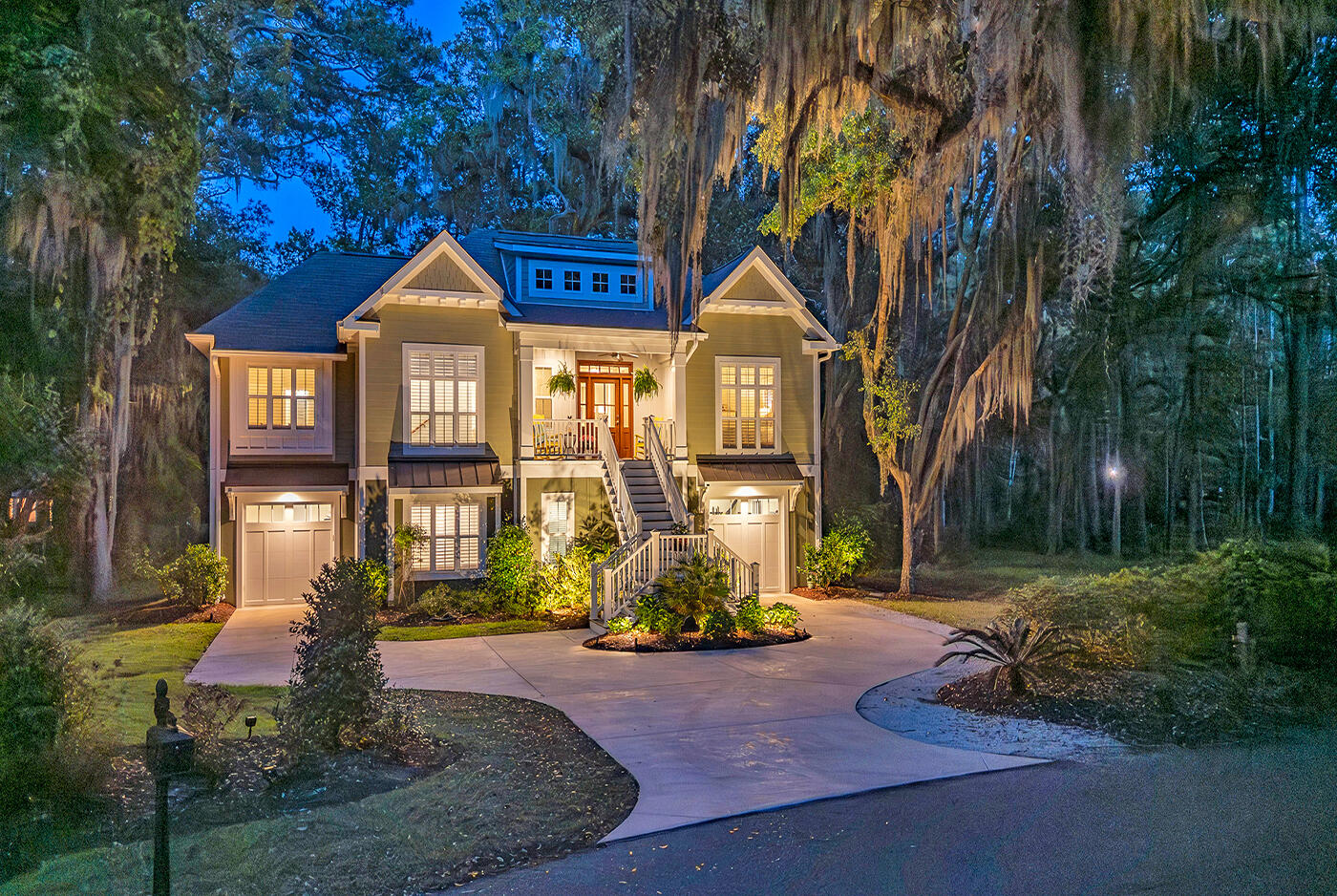 1033 Tuckers Road Pawleys Island, SC 29585 - Photo 58 of 70 Night View Home-a