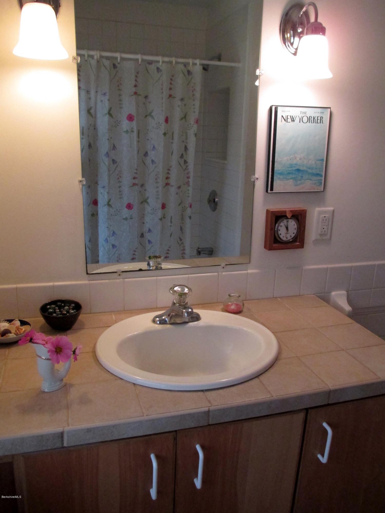 170 Leland Road Becket, MA 01223 - Photo 34 of 59 a bathroom with a sink and a mirror