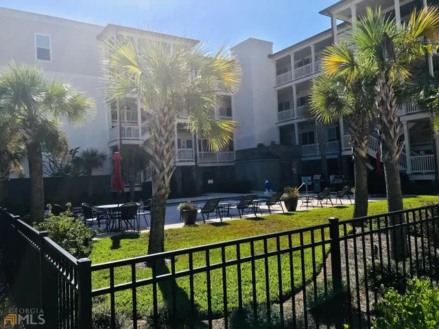 a view of street from balcony