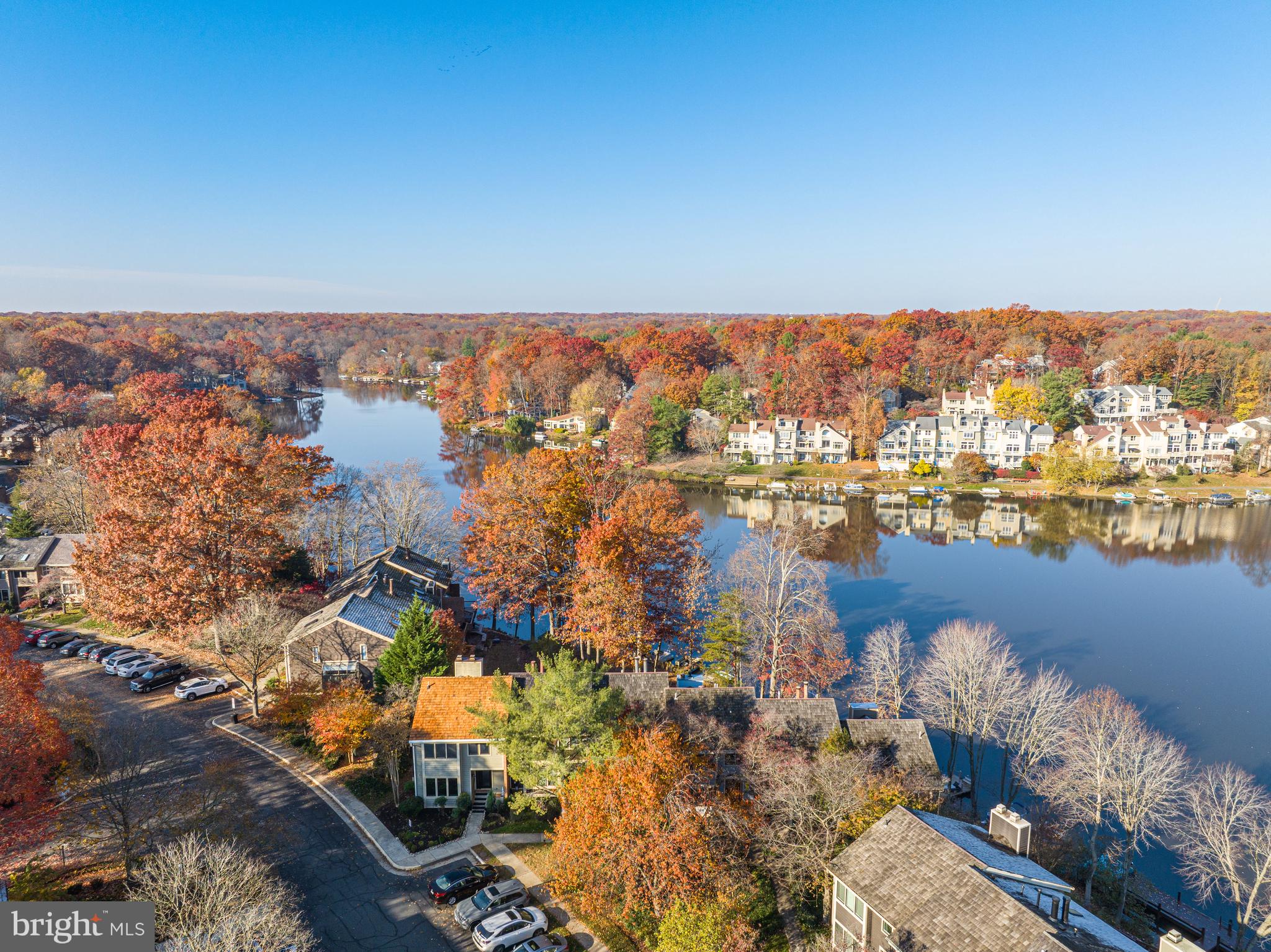 11010 Thrush Ridge Road Reston, VA 20191 - Photo 68 of 87 A view of the townhomes and Lake Audubon.