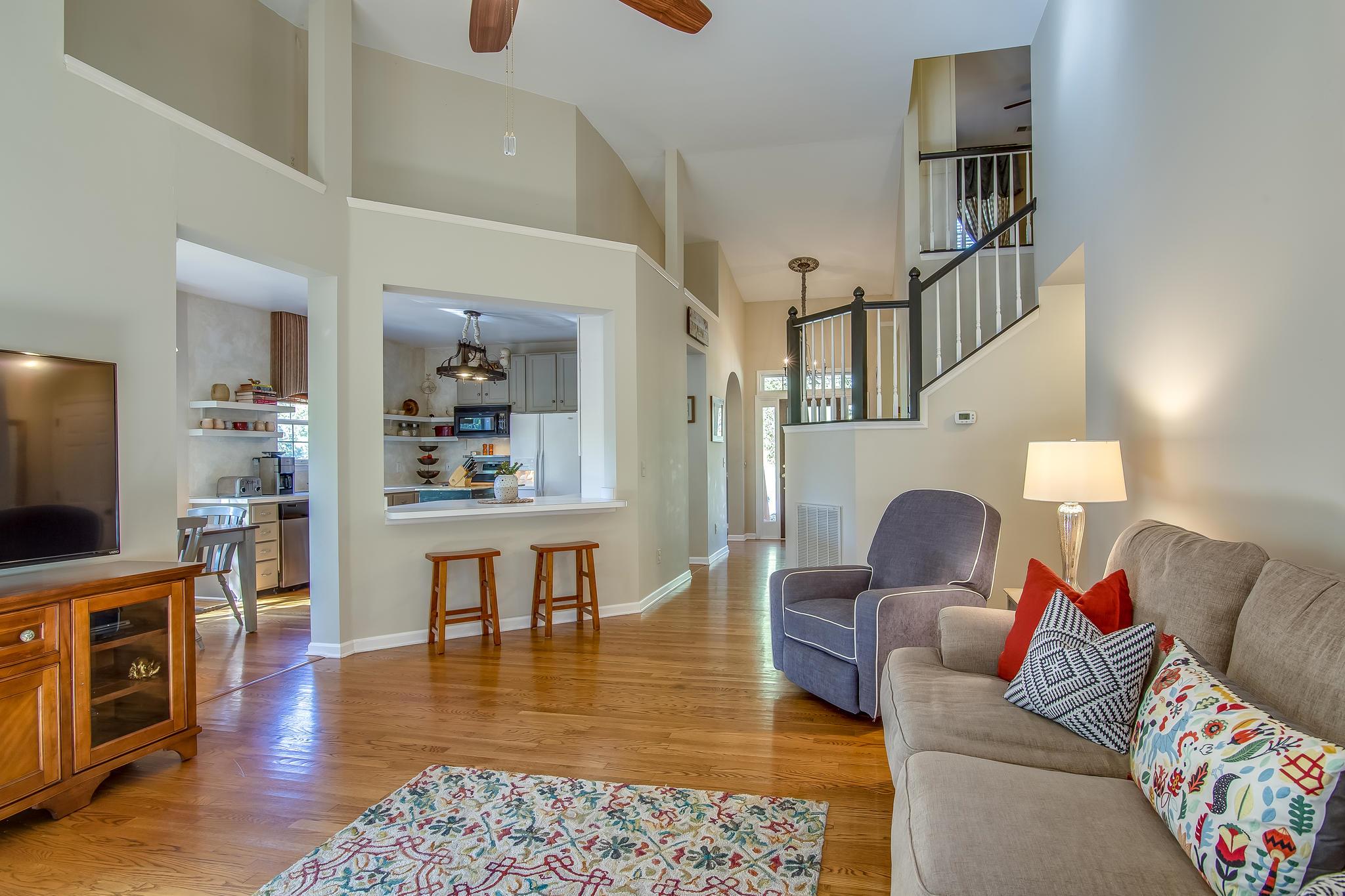 5233 Beech Ridge Road Nashville, TN 37221 - Photo 8 of 29 Two stories in this living room. So open! Great for entertaining!