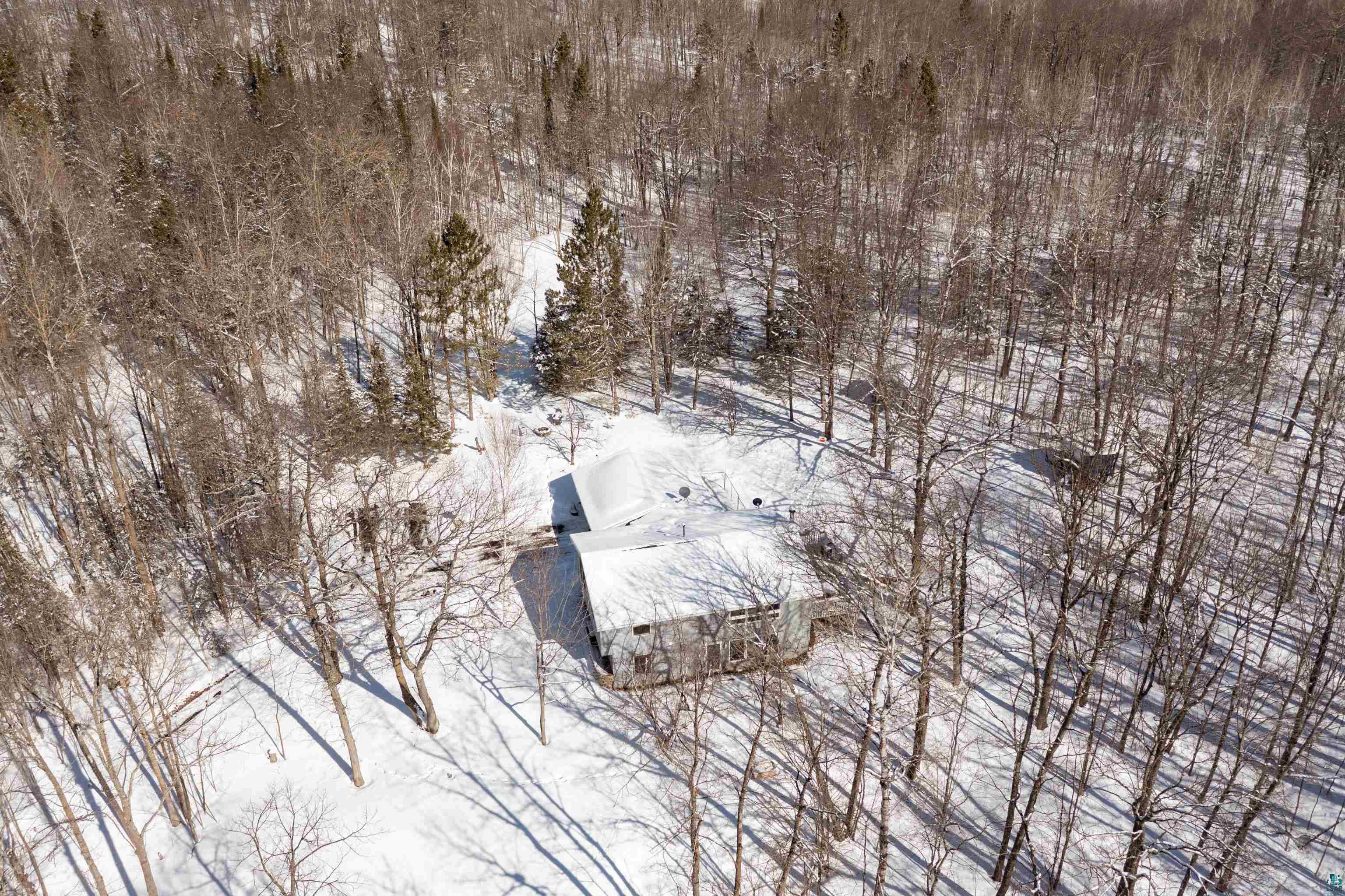 5947 East St Louis River Road Proctor, MN 55810 - Photo 41 of 47 View of snowy aerial view
