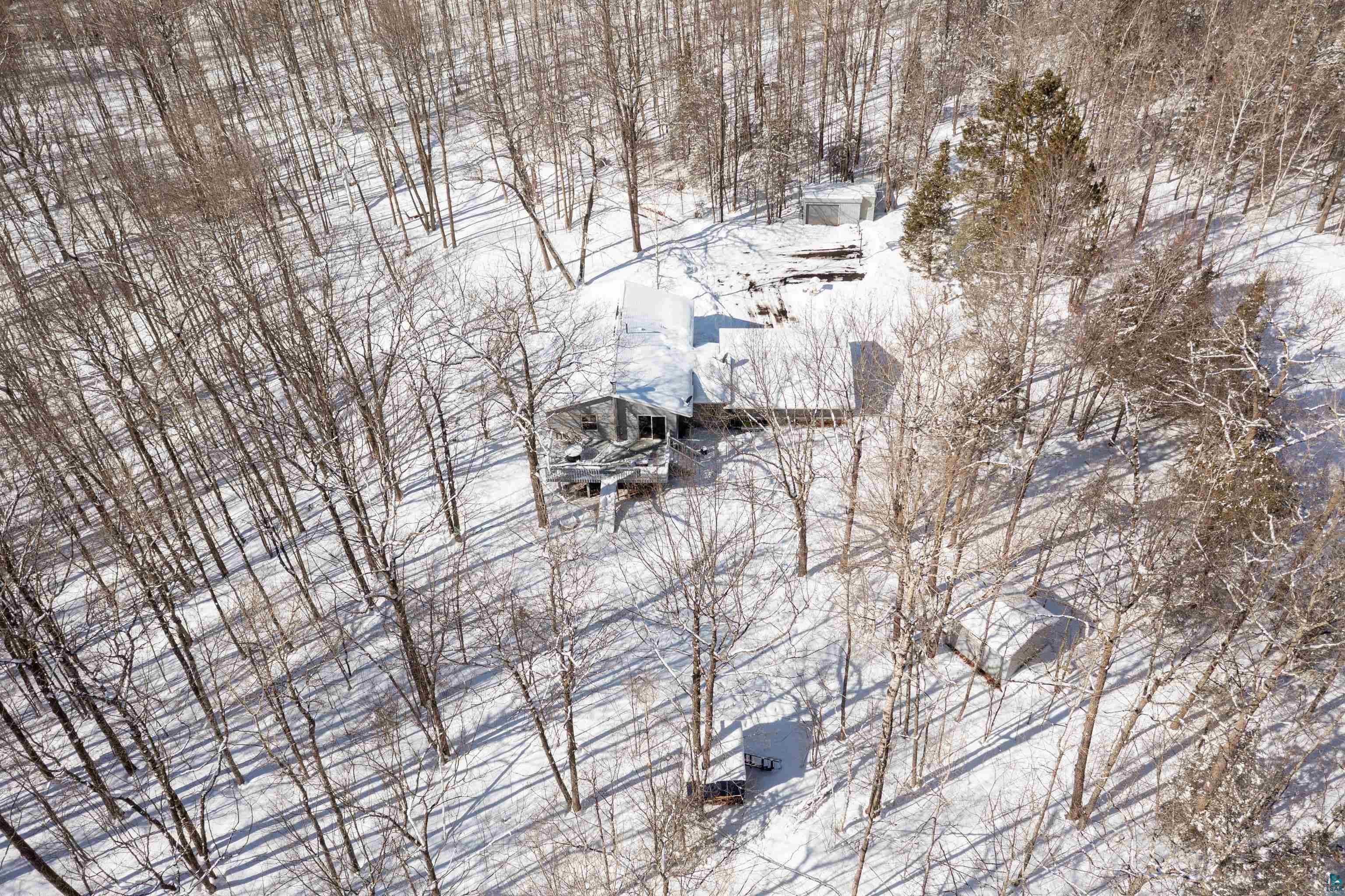 5947 East St Louis River Road Proctor, MN 55810 - Photo 42 of 47 View of snowy aerial view