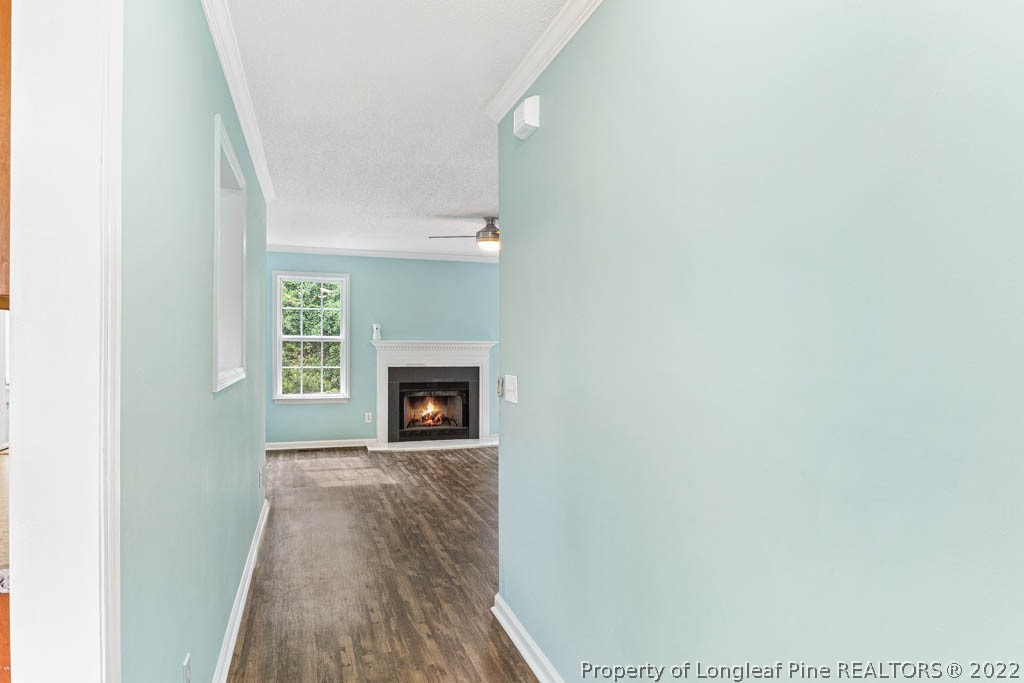 495 Sawyer Road Cameron, NC 28326 - Photo 5 of 33 a view of an empty room with a fireplace