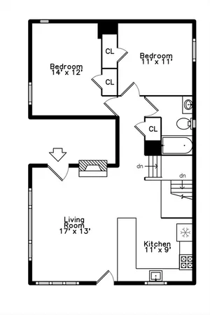 $4,400 | 224-226 Hurley Street, Unit 1, Cambridge, MA 02141