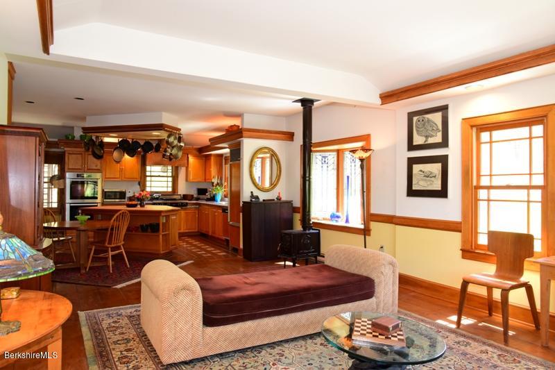 131 E Road Alford, MA 01266 - Photo 4 of 25 living room/kitchen area