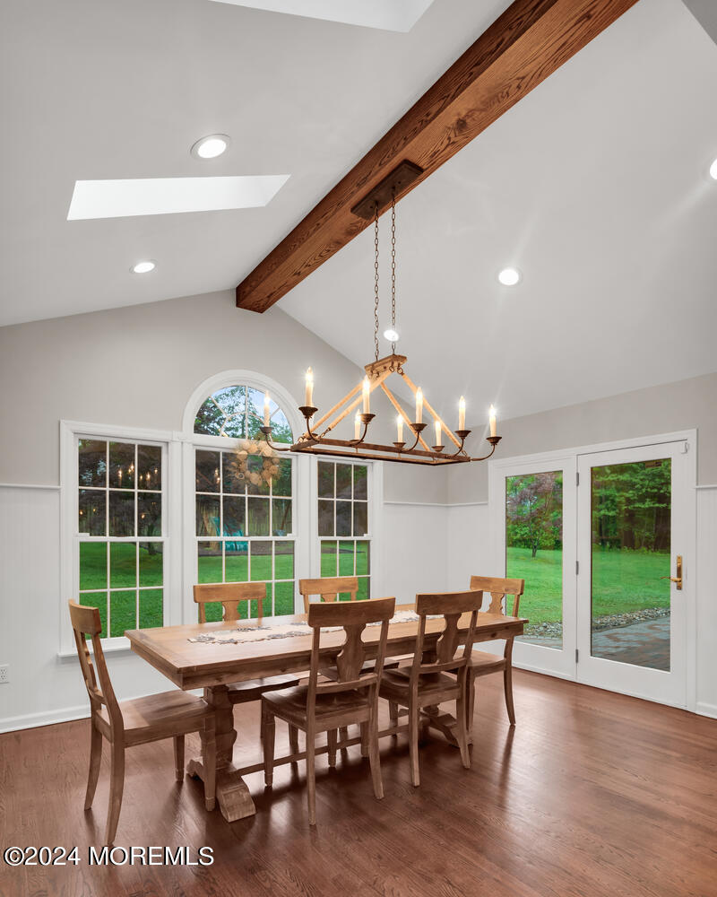 162 Twin Brooks Avenue Middletown, NJ 07748 - Photo 15 of 60 a view of a dining room with furniture window and outside view