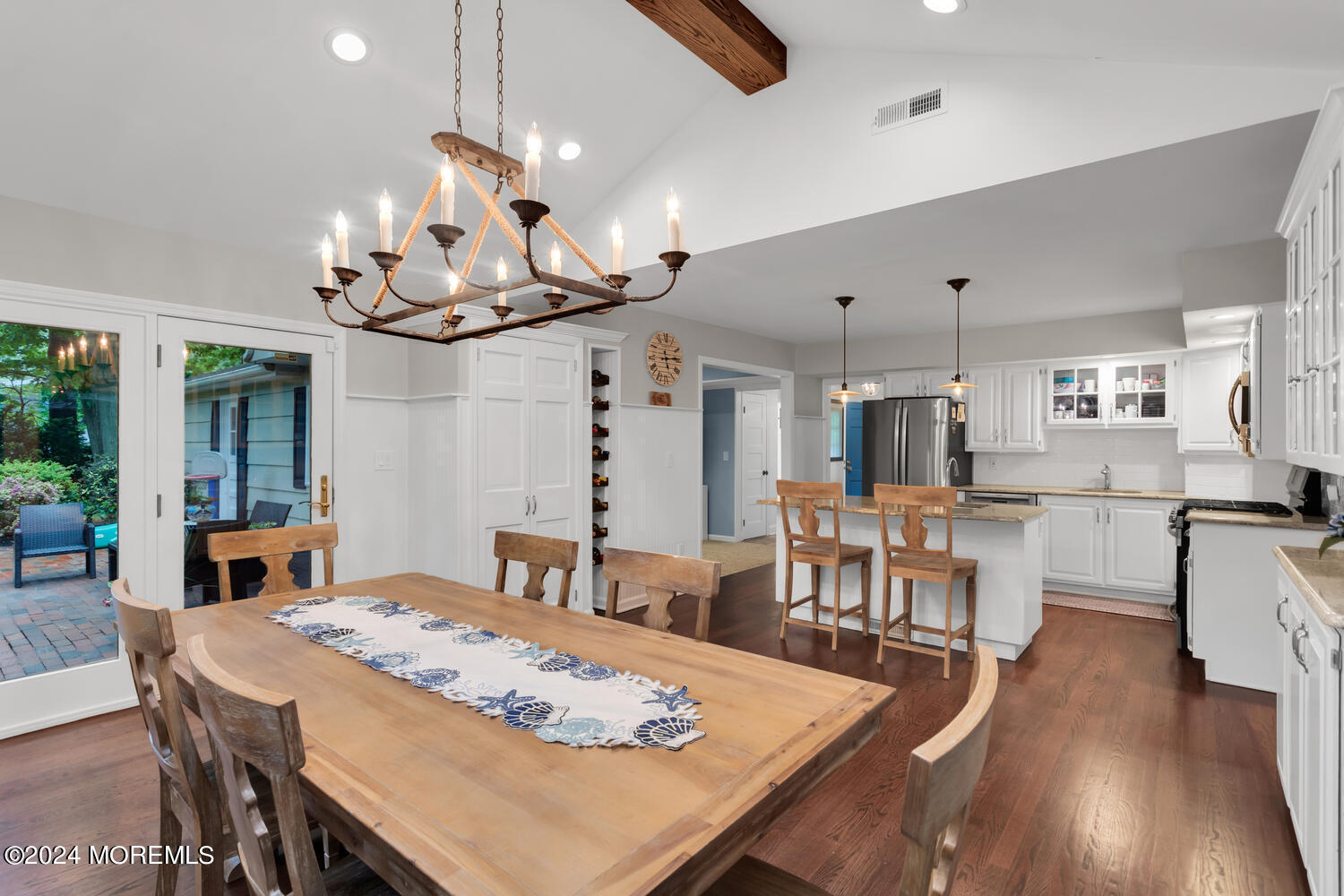 162 Twin Brooks Avenue Middletown, NJ 07748 - Photo 17 of 60 a view of a dining room with furniture and wooden floor