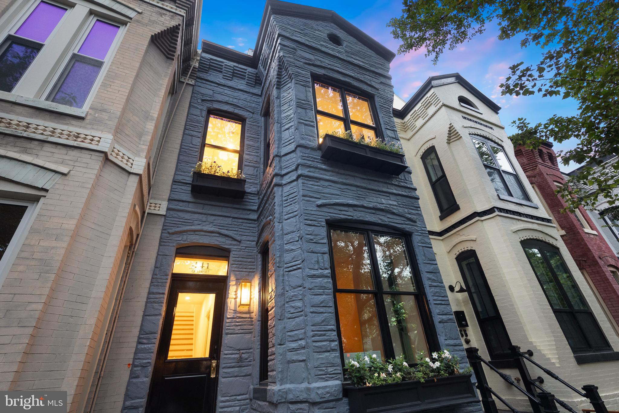 441 Q Street Northwest, Unit PH Washington, DC 20001 - Photo 42 of 55 a front view of a house with a front door