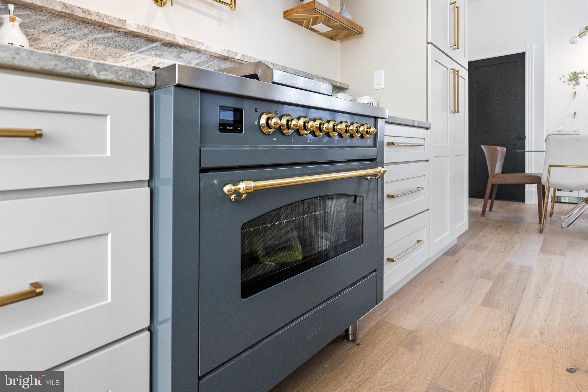 441 Q Street Northwest, Unit PH Washington, DC 20001 - Photo 6 of 55 a stove top oven sitting inside of a kitchen
