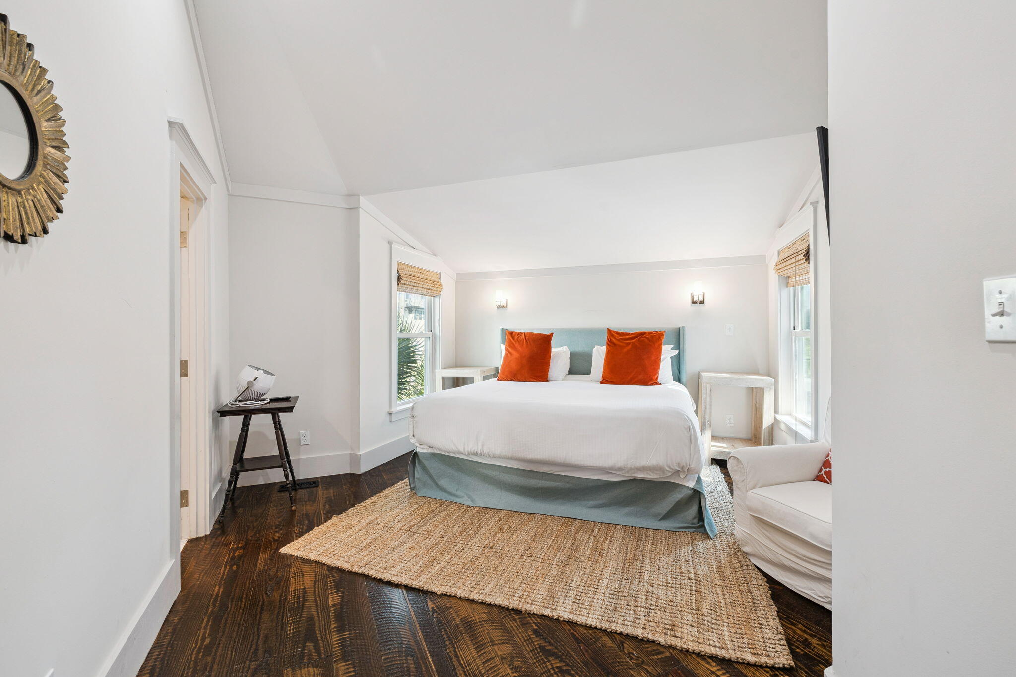 59 Montigo Avenue Santa Rosa Beach, FL 32459 - Photo 38 of 48 a bedroom with a bed and wooden floor