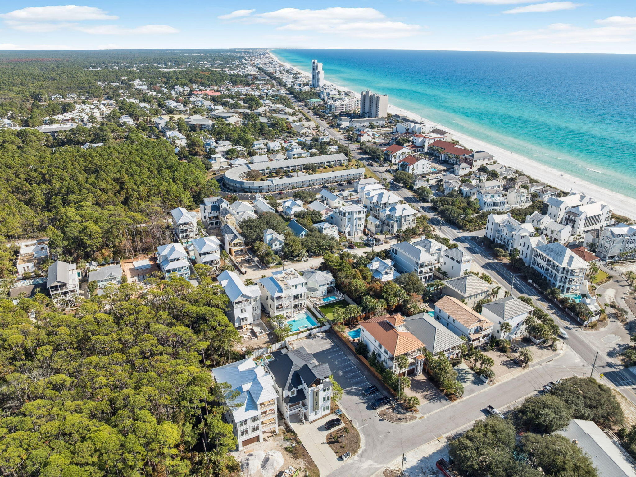59 Montigo Avenue Santa Rosa Beach, FL 32459 - Photo 41 of 48 an aerial view of a city with ocean view