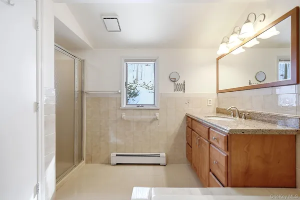 a utility room with cabinets