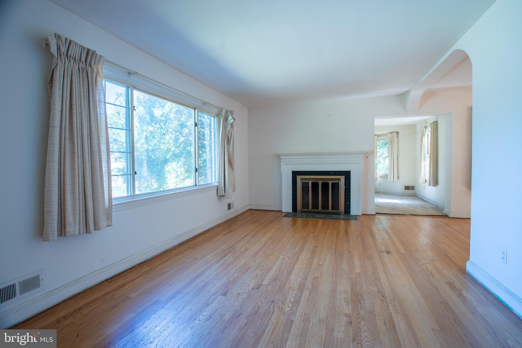 5600 Pollard Road Bethesda, MD 20816 - Photo 9 of 18 Living room with Fireplace