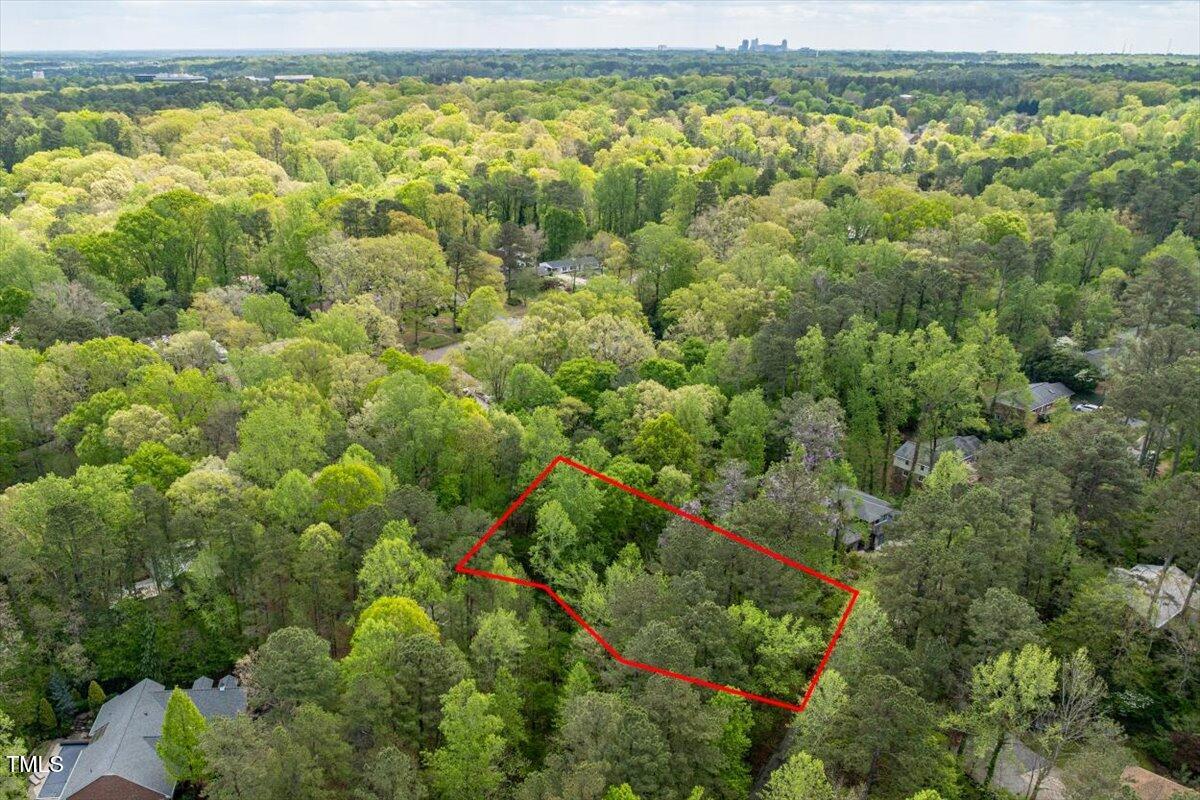 4120 Picardy Drive Raleigh, NC 27612 - Photo 15 of 21 an aerial view of residential houses with outdoor space and trees