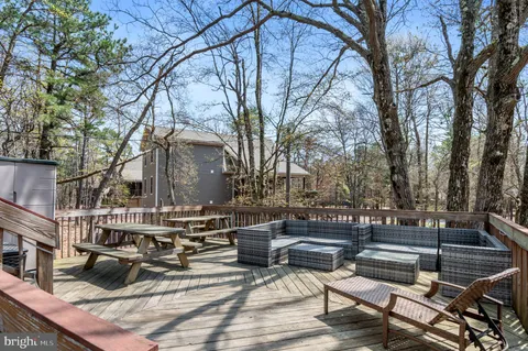 a view of outdoor space with seating