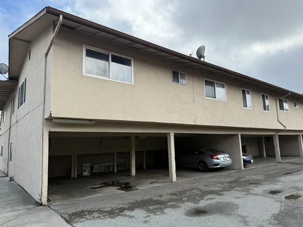 a view of a car garage