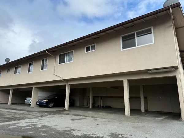 a view of a car garage