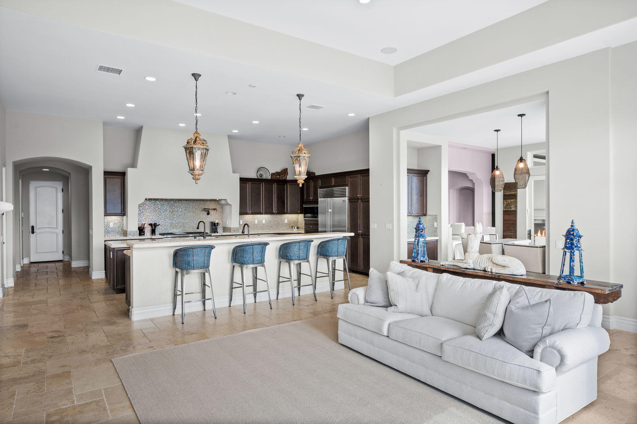 54360 Alysheba Drive La Quinta, CA 92253 - Photo 14 of 68 a living room with furniture and kitchen view