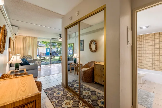 a very nice looking room with a large window