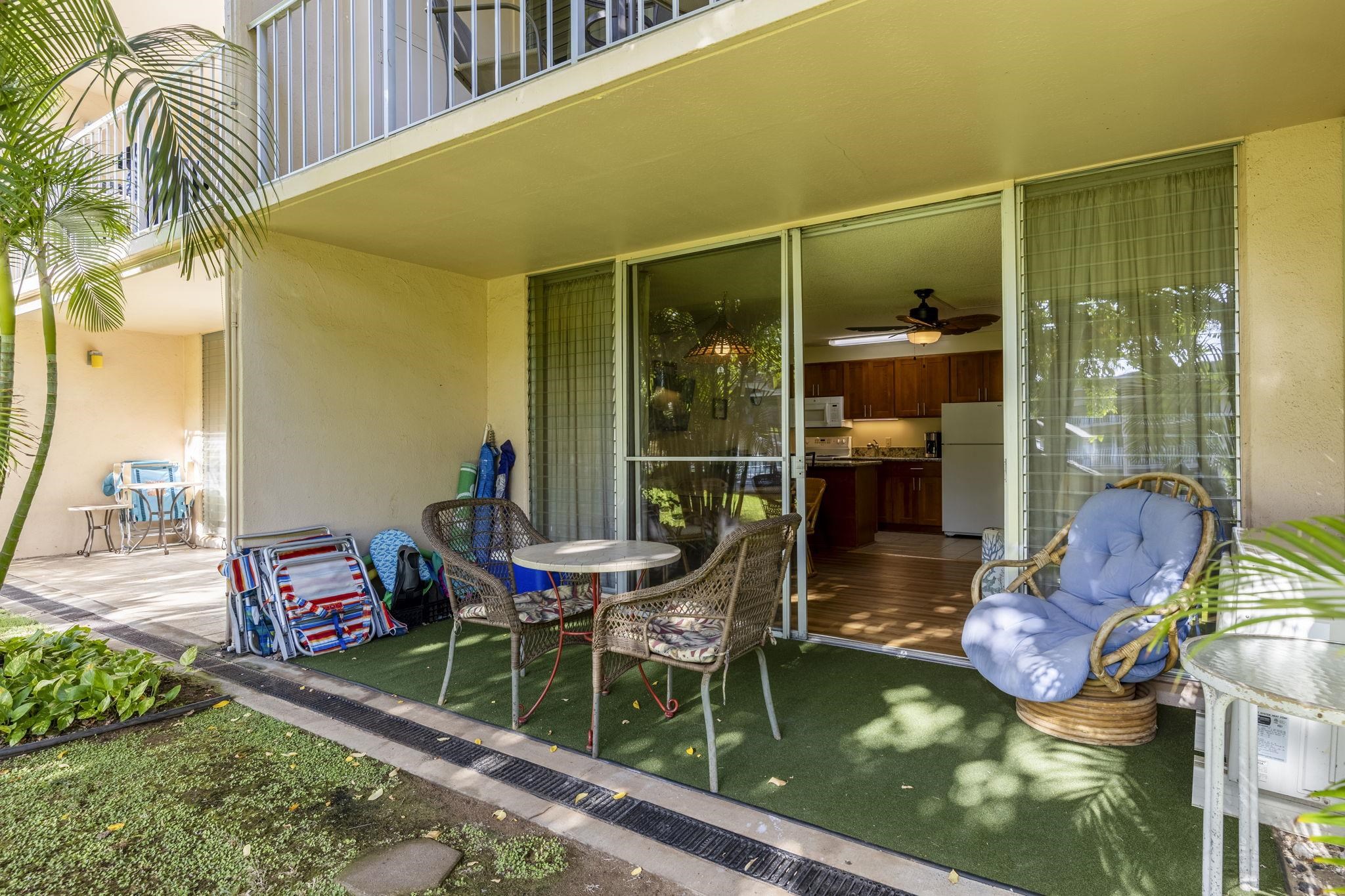 2495 South Kihei Road, Unit 120 Kihei, HI 96753 - Photo 25 of 40 a outdoor view with a sitting space