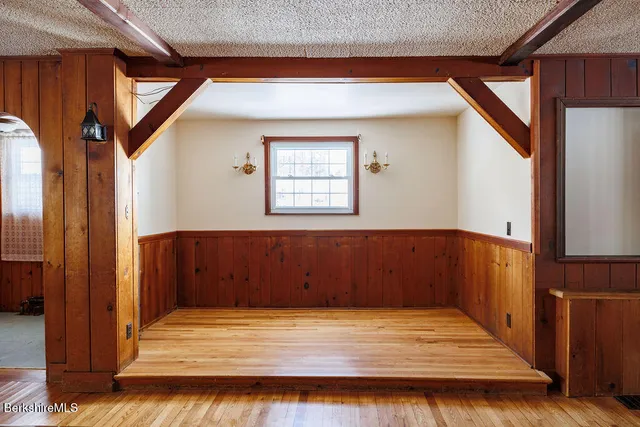 a view of wooden floor