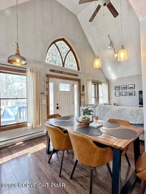 4309 Winchester Way Bushkill, PA 18324 - Photo 15 of 56 a dining room with furniture and window