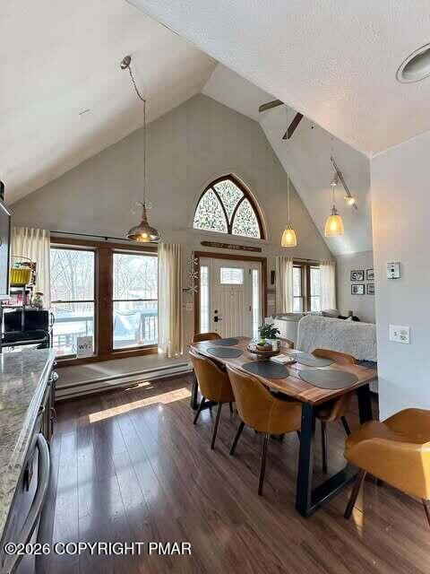 4309 Winchester Way Bushkill, PA 18324 - Photo 17 of 56 a view of a dining room with furniture window and outside view