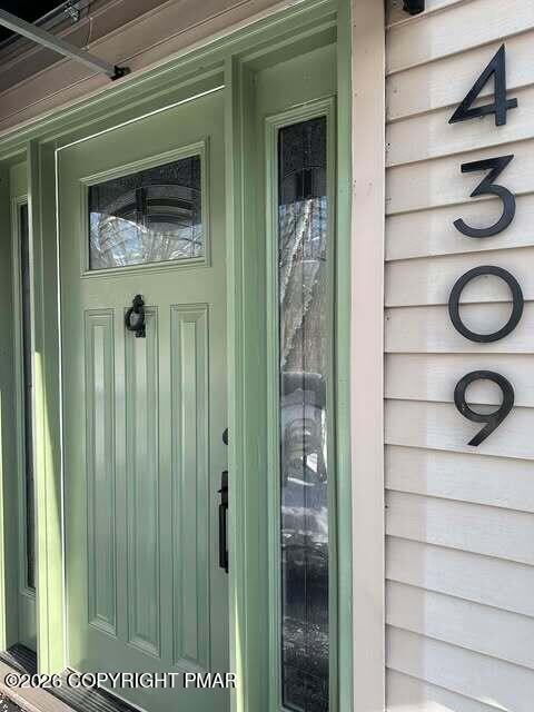 4309 Winchester Way Bushkill, PA 18324 - Photo 3 of 56 a view of a door of a house