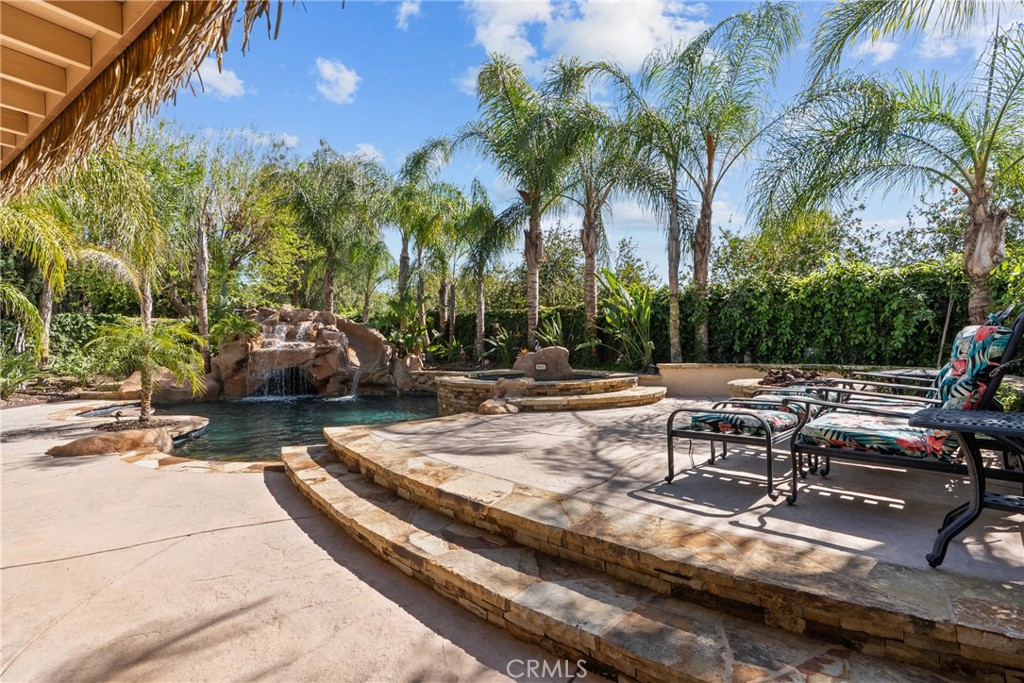 20344 Calhaven Drive Saugus, CA 91390 - Photo 60 of 70 a view of a backyard with sitting area