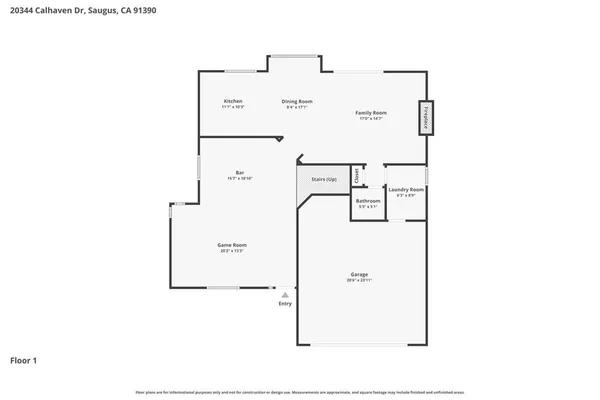 $830,000 | 20344 Calhaven Drive, Saugus, CA 91390