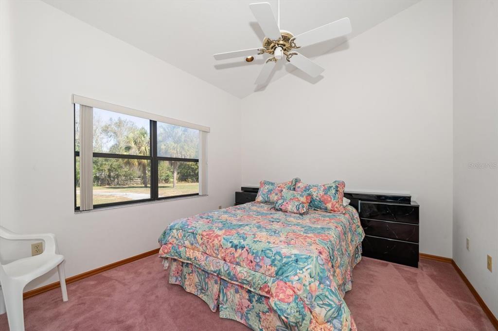 18419 Tyler Road Odessa, FL 33556 - Photo 21 of 38 a bedroom with a bed and a chandelier
