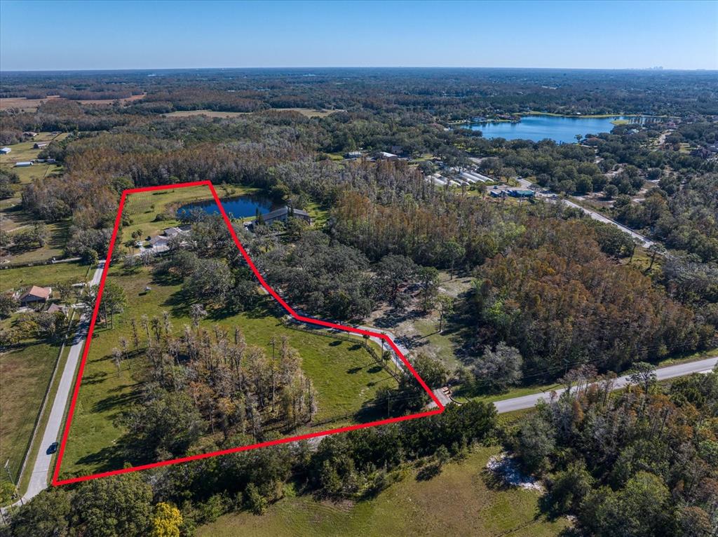 18419 Tyler Road Odessa, FL 33556 - Photo 37 of 38 an aerial view of a houses and trees