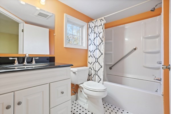 88 Wright Road Concord, MA 01742 - Photo 32 of 42 a bathroom with a sink a toilet and shower