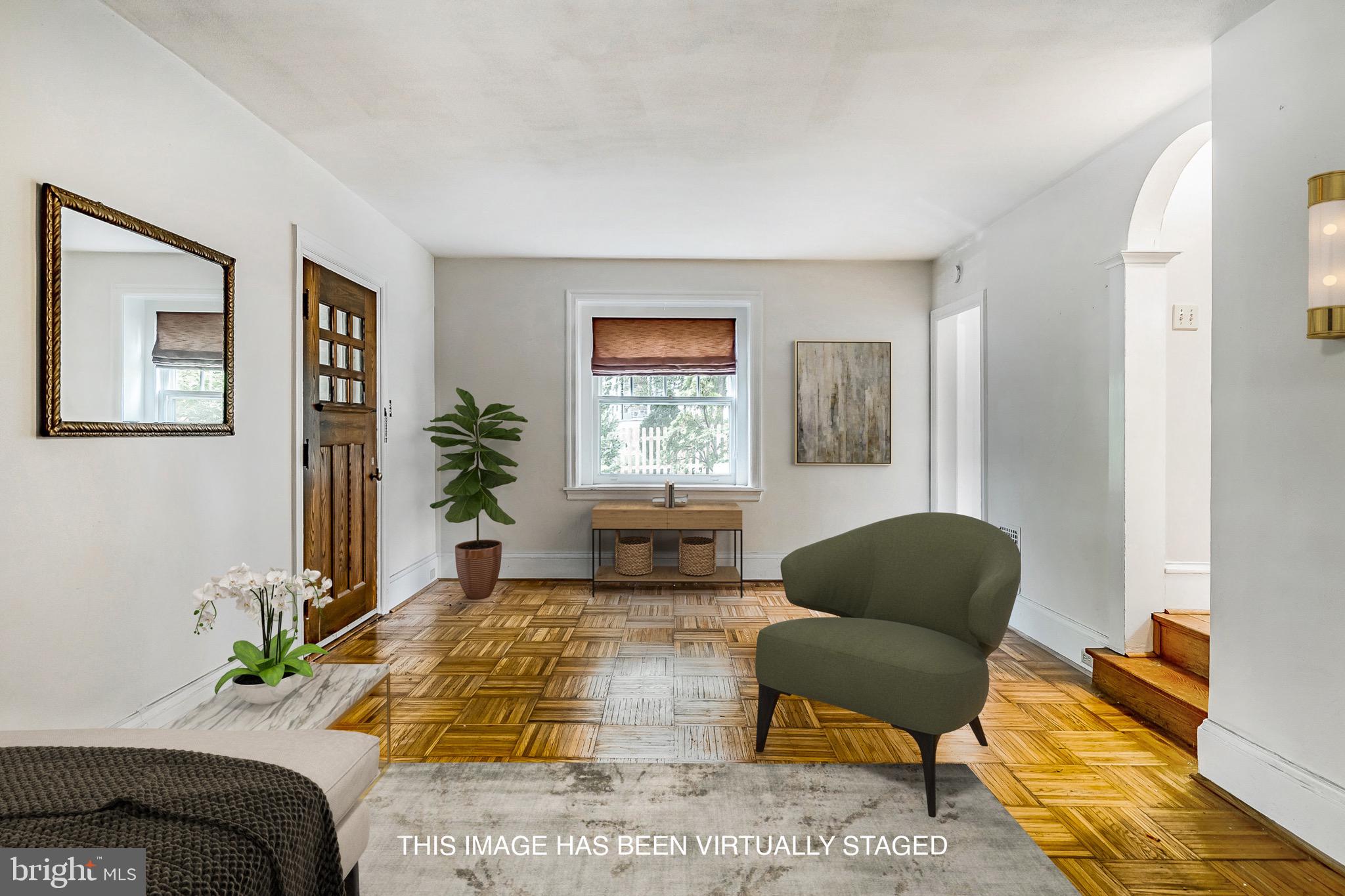 108 Llanfair Road Bala Cynwyd, PA 19004 - Photo 12 of 49 Living room - staged