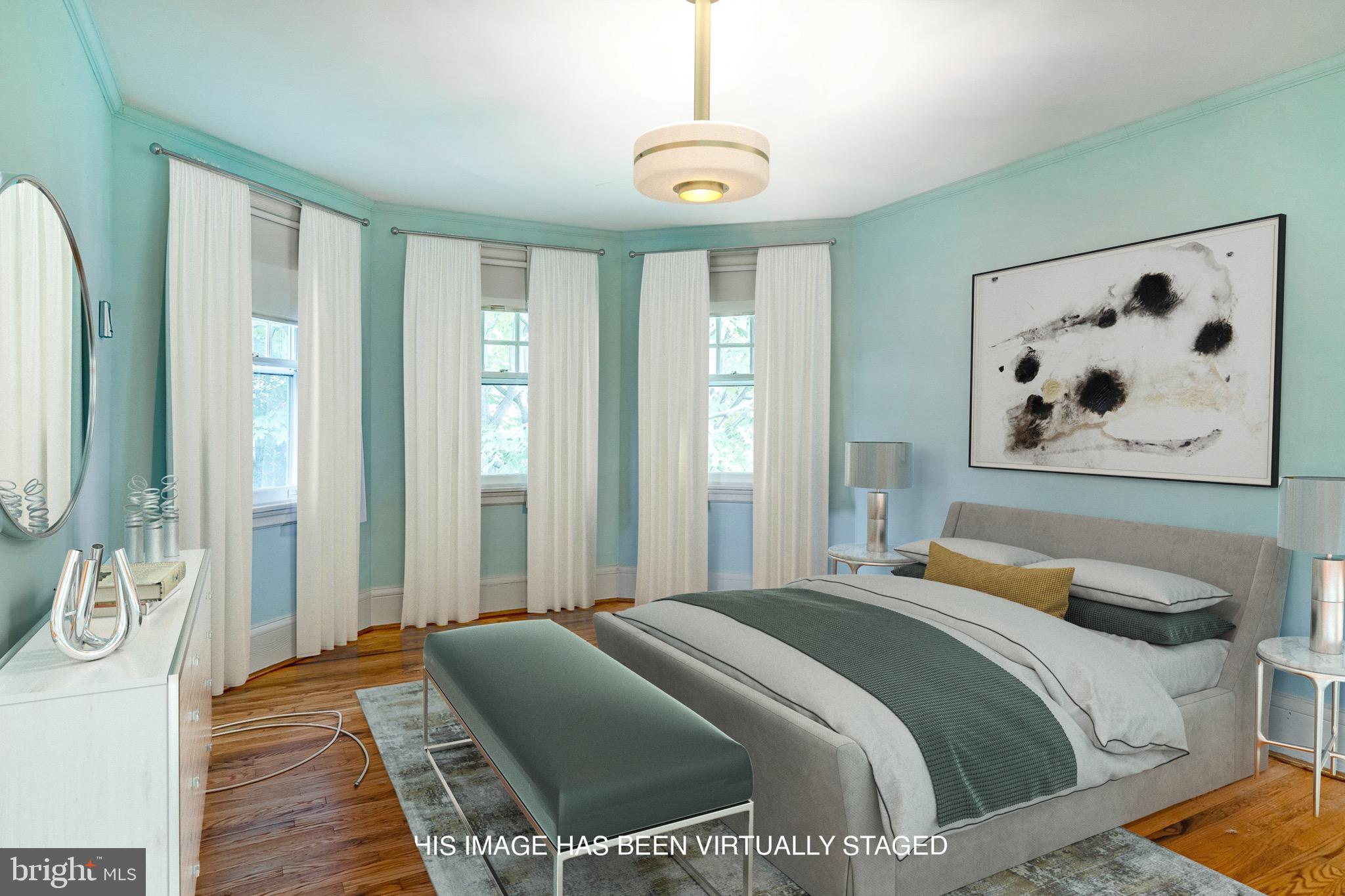 108 Llanfair Road Bala Cynwyd, PA 19004 - Photo 25 of 49 Master Bedroom - 2nd floor, staged