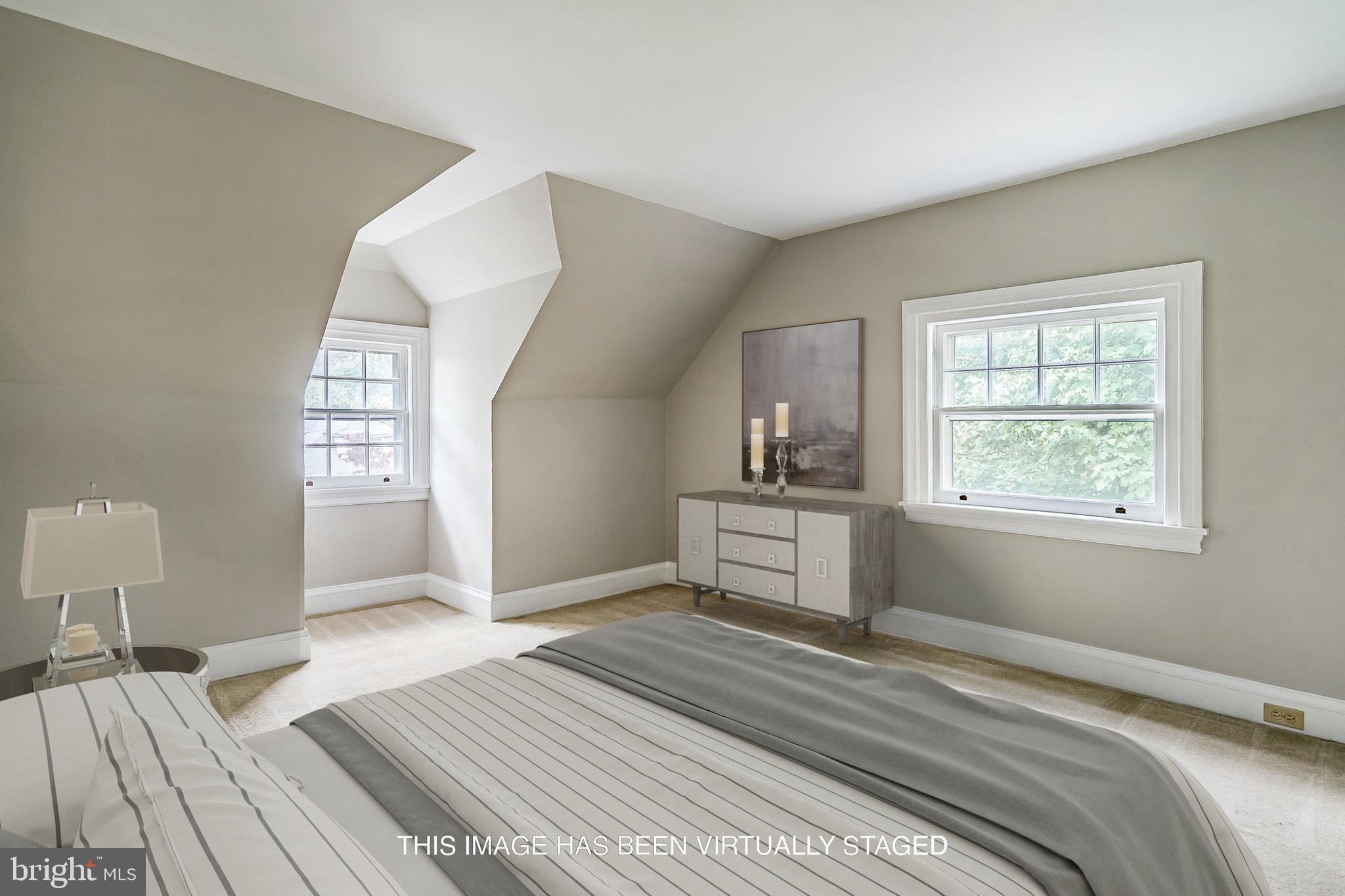 108 Llanfair Road Bala Cynwyd, PA 19004 - Photo 36 of 49 Bedroom 4 - 3rd floor, staged